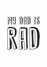 dad rad Father's Day Card 31120 created by Joanna Miller