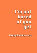 funny male Anniversary Card 29526 created by Potty Mouth