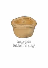 Funny Pie Father's Day Card created by Becka Griffin