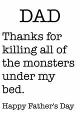 Dad Male Father's Day Card 31460 created by If Dogs Could Fly