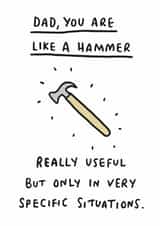 Like a hammer Father's Day card created by Veronica Dearly
