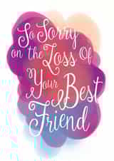 bereavement loss Sympathy Card 5601 created by Lizzie O'Grady