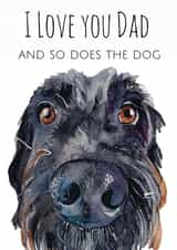 dad love Father's Day Card 1583 created by Jo Scott Art