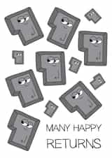 keyboard computers Humour Card 5120 created by CushoPeas