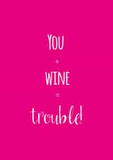 friend wine Birthday Card 26861 created by Caryl Halstead