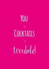 friend cocktails Birthday Card 26862 created by Caryl Halstead
