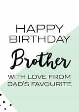 brother favourite Birthday Card 31476 created by Oh So Serendipity