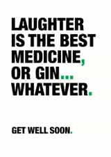 illness sick Get Well Card 9426 created by Wordplay Design