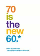 70 funny Birthday Card 9432 created by Wordplay Design