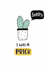 funny humour Sorry Card 4751 created by Abbie Imagine