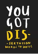 university student Exams Card 1018 created by Lauren Goodland