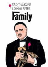 movie film Father's Day Card 3312 created by Kasia Cards