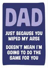 Wipe your own Father's Day card created by Dean Morris Cards