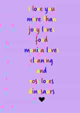 Girlfriend Boyfriend Anniversary Card 31739 created by Hannah-Leigh Cards