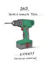 Complete tool Father's Day card created by Cardinky