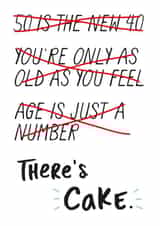 50th birthday Birthday Card 7564 created by Chelsey Adams