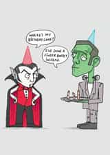 cartoon humour Birthday Card 9511 created by Cardinky