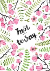 friendship encouragement Thinking of you Card 7957 created by Elena O'Neill