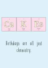 cake baking Birthday Card 7478 created by Punderstanding Life