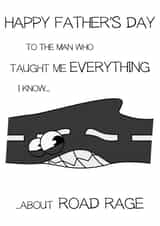 fathers road Father's Day Card 27463 created by CushoPeas