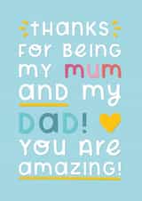 Mum and Dad Card created by Joanne Hawker