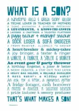 Heartfelt Birthday Card - Son - What Is A Son? created by Joanna Miller