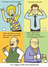 music age Birthday Card 6775 created by Nick Hannaford-Hill