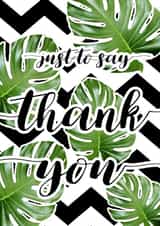 just to Thank You Card 9629 created by Hollie Morris