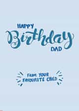 dad father Birthday Card 5886 created by Leanne Parkinson