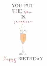 Classic Birthday Card - For Her - Prosecco created by House of Hope