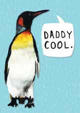 dad penguin Father's Day Card 29867 created by Little Birds Talk + Paper Hawk