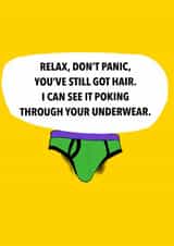 Funny Rude Birthday Card 8470 created by Peter Cole