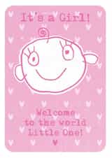 New Girl New Baby Card 6181 created by Bird Blue Creative