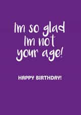 happy glad Birthday Card 32044 created by Victoria Keown