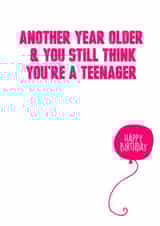 another year Birthday Card 8718 created by Silly Sentiments