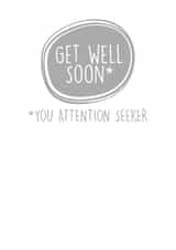 Get well Get Well Card 8722 created by Silly Sentiments