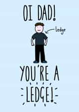 legend dad Father's Day Card 28886 created by Everdoodle