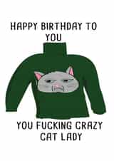 CRAZY FUNNY Birthday Card 31495 created by Pack a Punch Designs