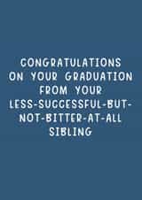 Sibling Rivalry Graduation Card created by Pack a Punch Designs