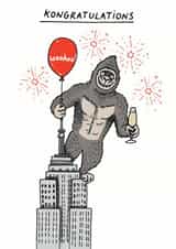 celebration cartoon Congratulations Card 9518 created by Cardinky