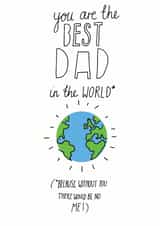 Best Dad Father's Day Card 1258 created by 2B Or Not 2B