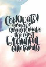 expecting parents Pregnancy Card 9739 created by Paper Pipit