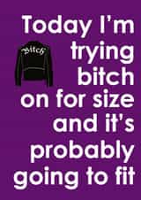 mates funny Just because Card 2756 created by Sarah Watts @2littleboys