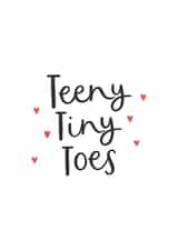 The patter of teeny tiny toes created by Abbie Imagine