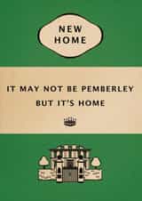 pemberley house New Home Card 5457 created by Bookishly