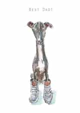 Best Dad from the dog Father's Day card created by Harriet Lowther