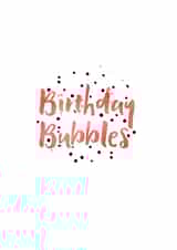 Classic Birthday Card - For Her - Birthday Bubbles created by Bonnie Blackbird