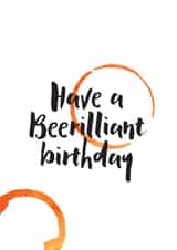 birthday beer Birthday Card 32315 created by Bonnie Blackbird