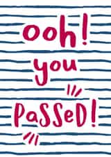 passed you Graduation Card 3822 created by Wink Design - Michelle Roberts