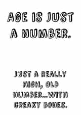 happy age Birthday Card 6747 created by Everdoodle